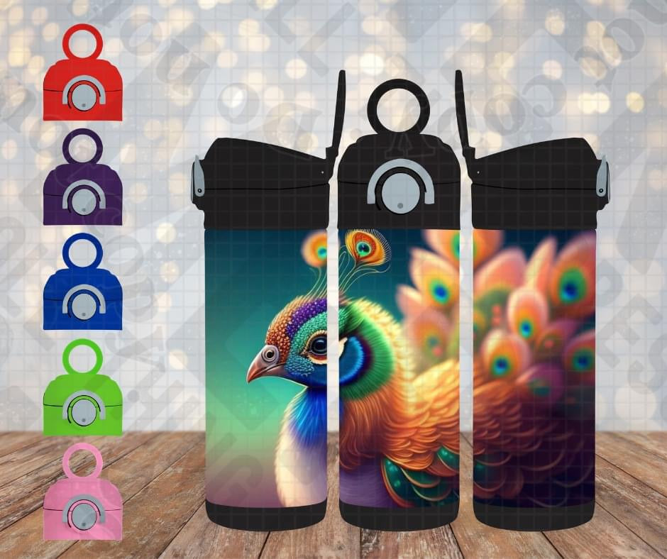 12oz Baby Peacock Cup 0097