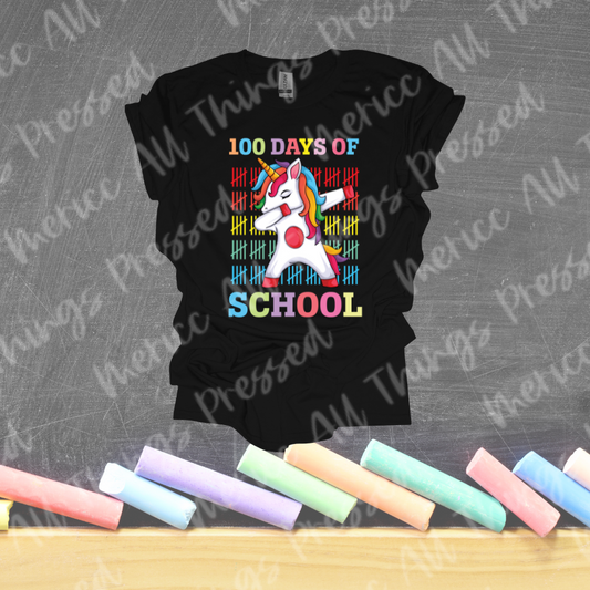 100 Days of School Unicorn