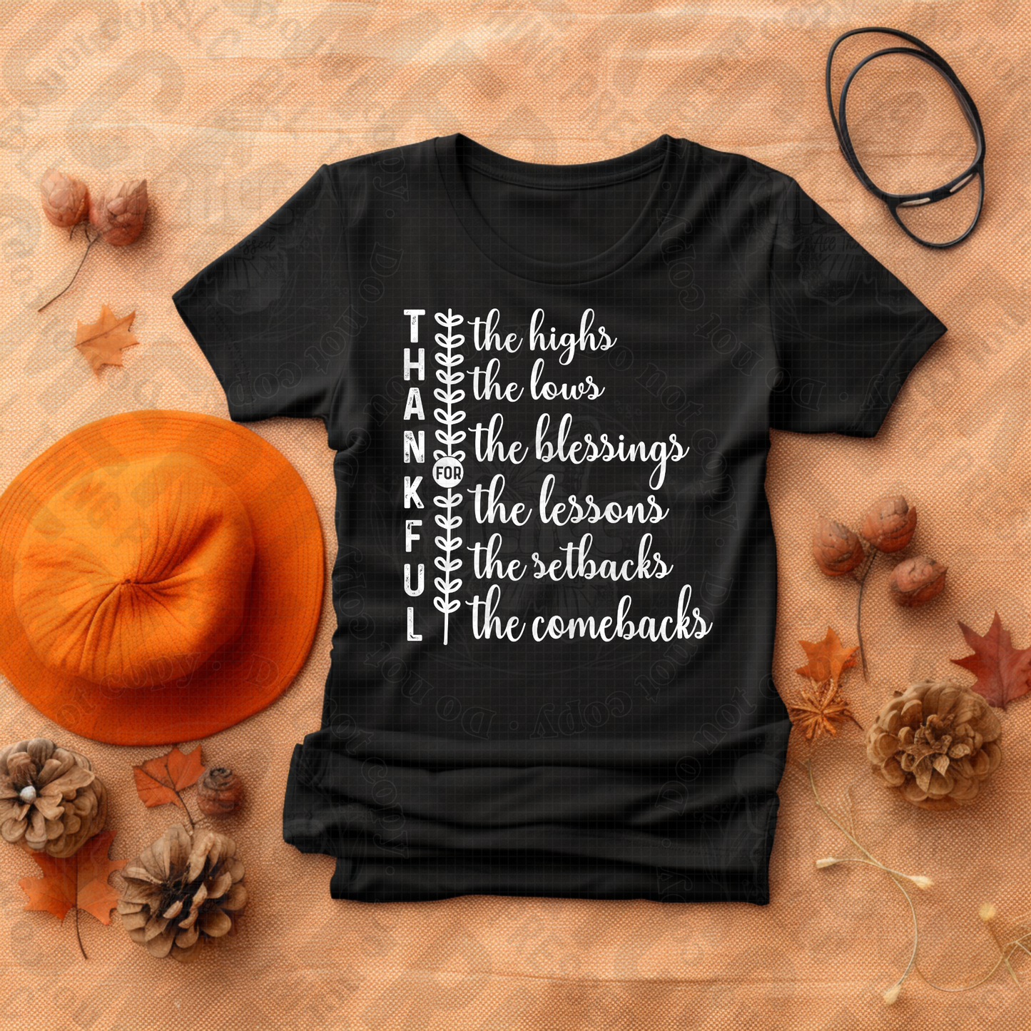 Thankful For in White