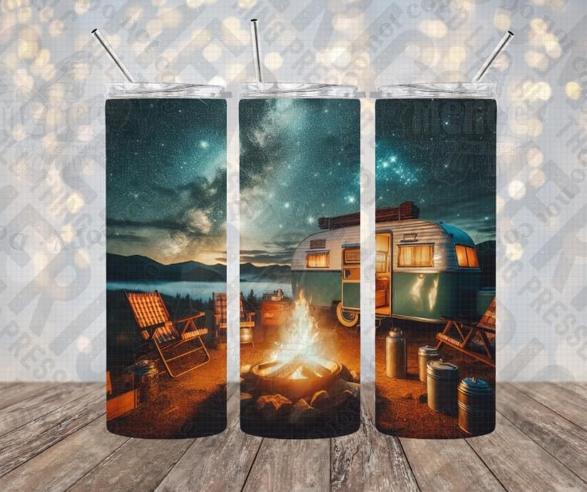 20oz | 30oz Camping Under The Stars Tumbler 0119