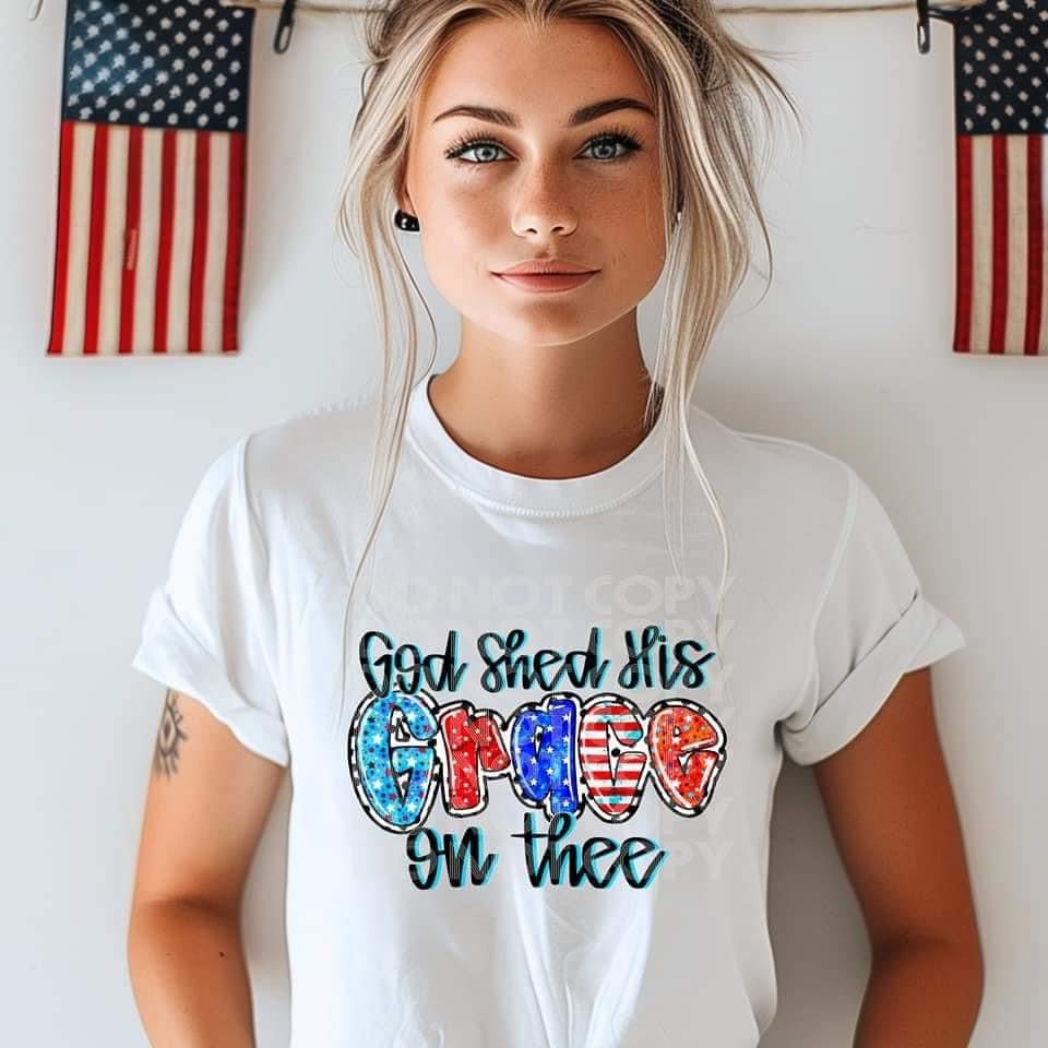 God Shed His Grace On Thee 🇺🇸 Tee