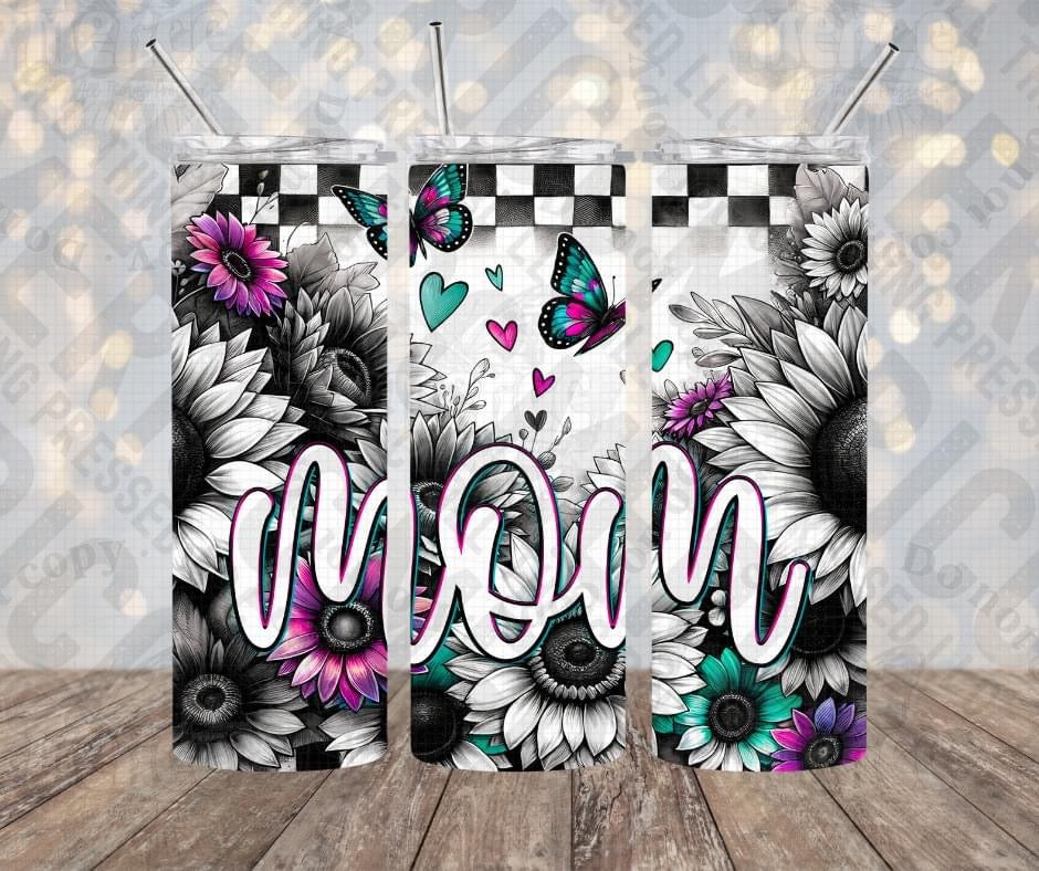 20oz | 30oz Mom Sunflower Tumbler 0122