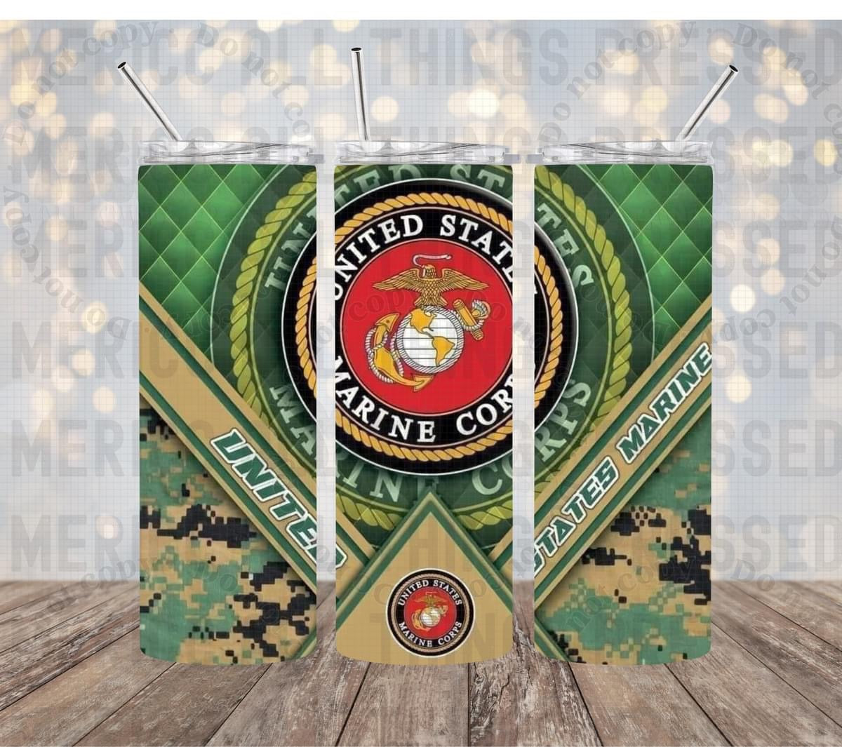 US Marines Tumbler