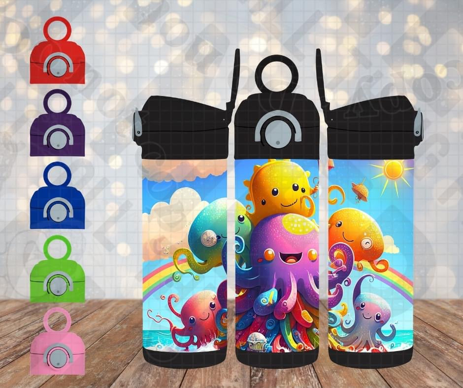 12oz Octopus Friends Cup 0101