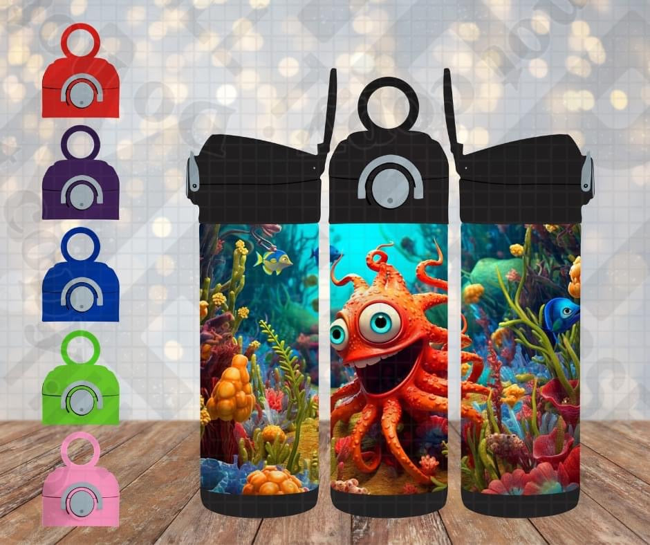 12oz Silly Octopus Cup 0098