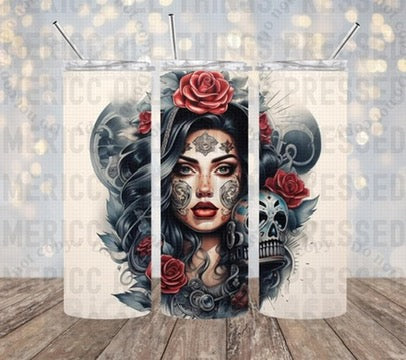 Roses Girl Tumbler