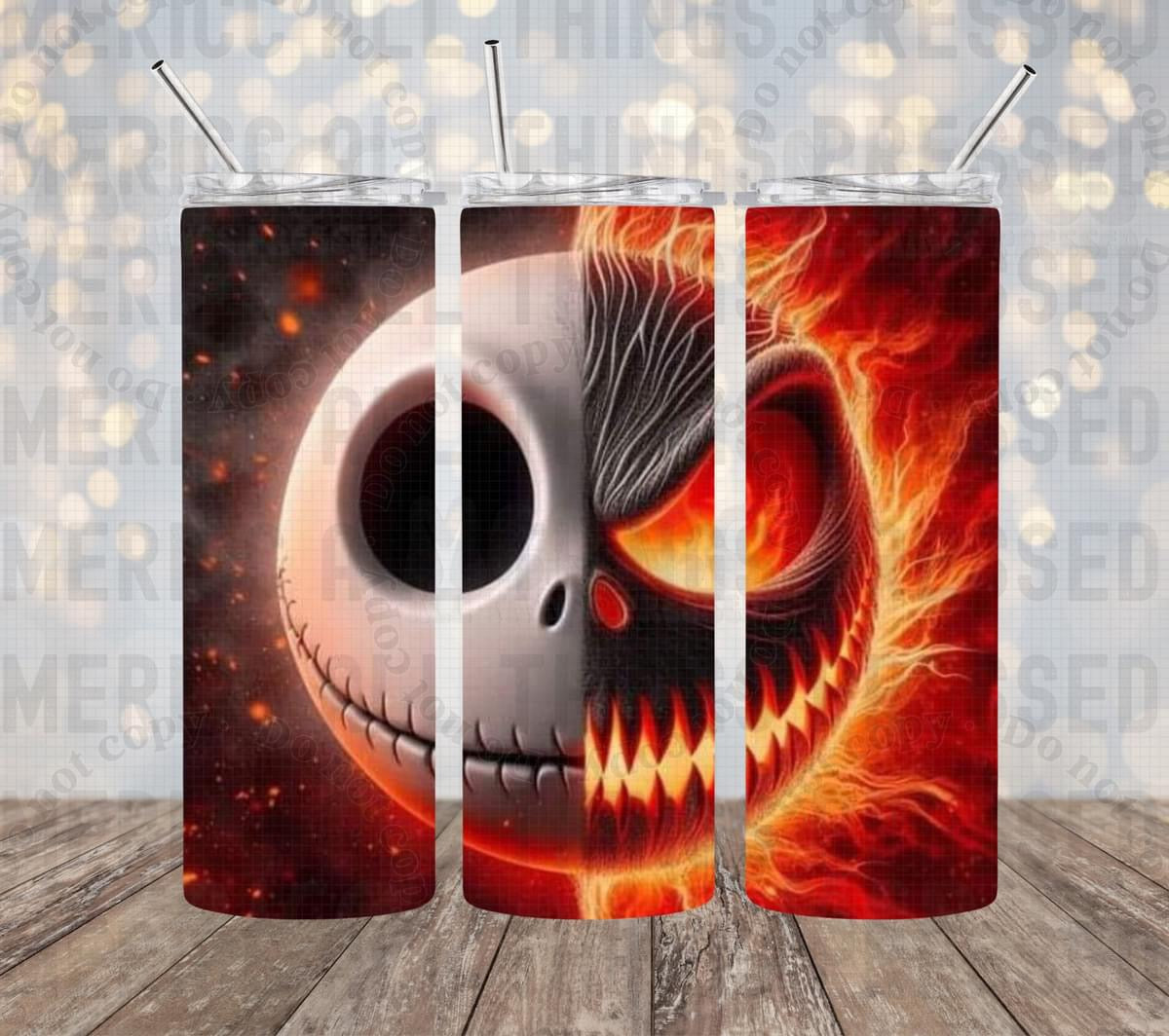 Nightmare Before Christmas Tumbler