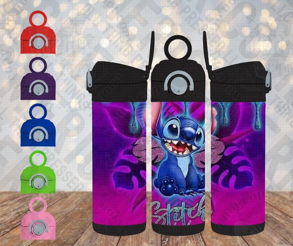 12oz Sttch Purple Tropical Cup 0131