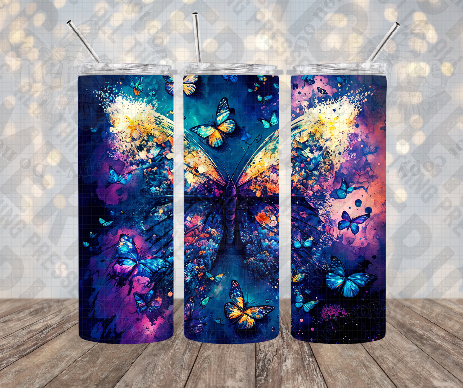 20oz | 30oz Psychedelic Butterfly Tumbler 0068
