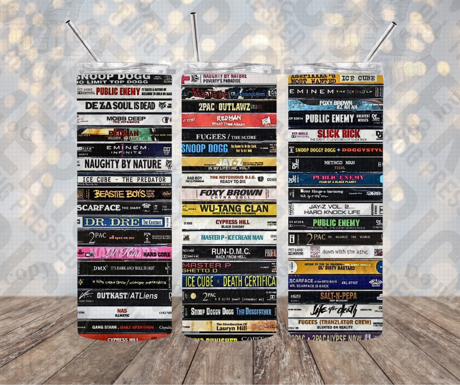 20oz | 30oz Classic Hip Hop Tapes Tumbler 0057