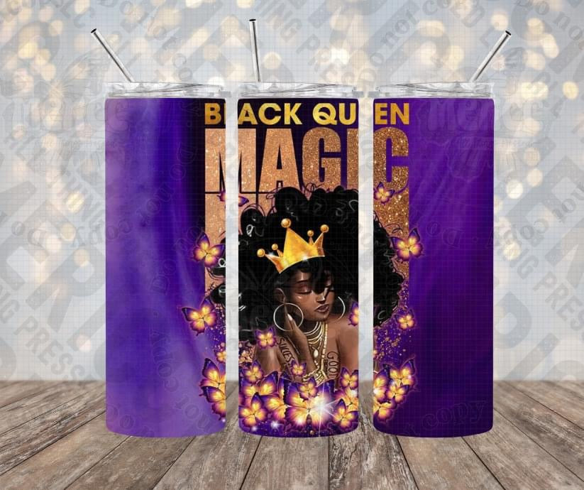 20oz | 30oz Black Queen Magic Tumbler 0116
