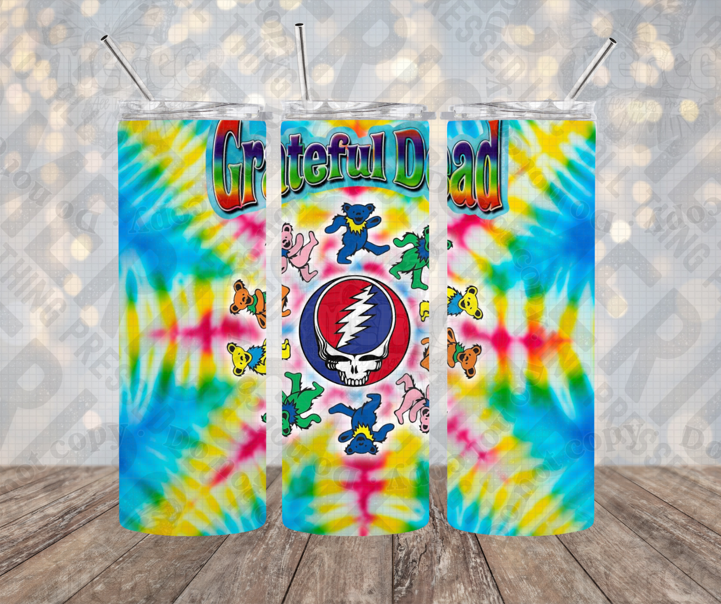 20oz | 30oz Dead Tie Dye Tumbler 0042