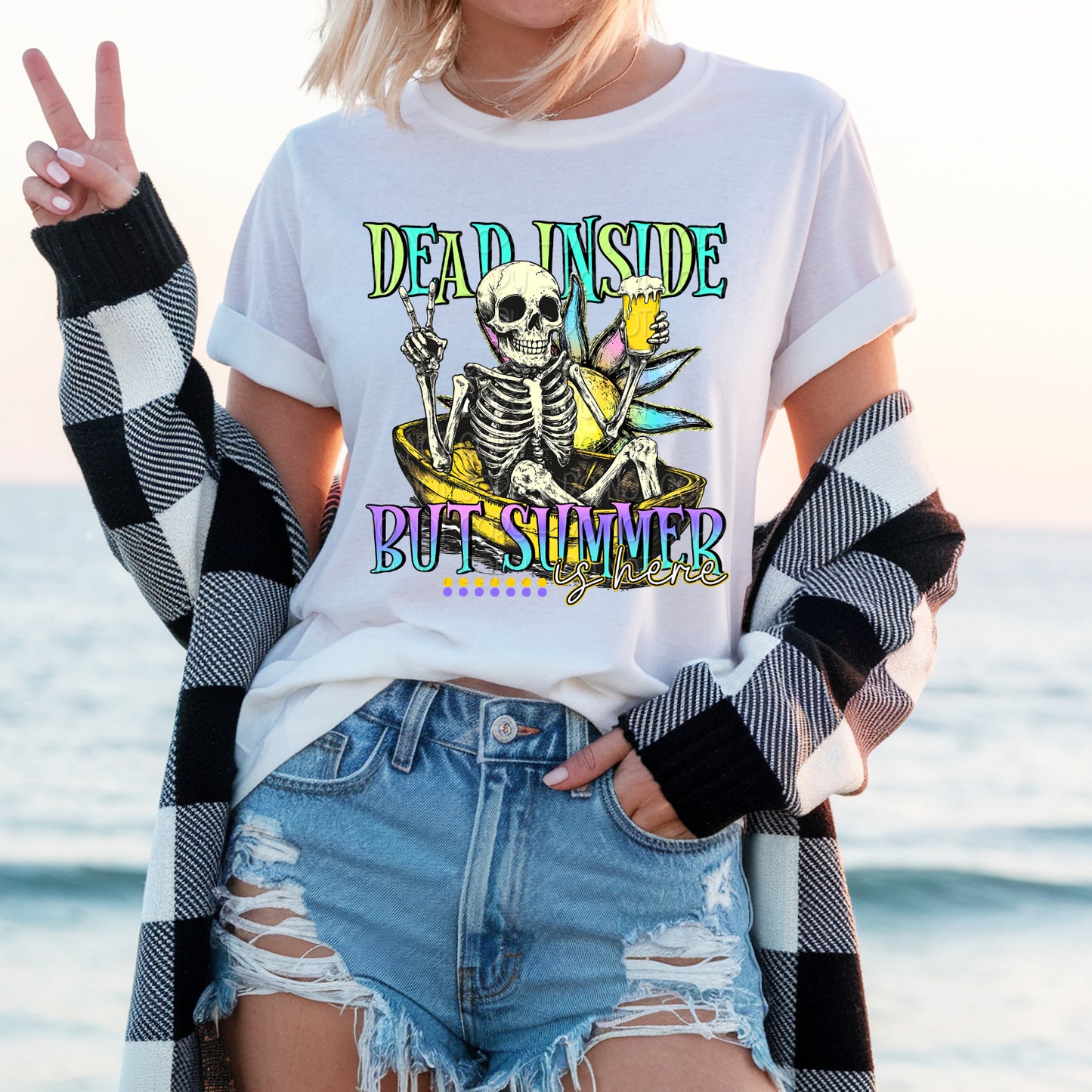 Dead Inside But Summer Is Here Tee