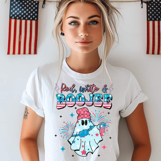 Red, White, & Boojee 👻🇺🇸 Tee