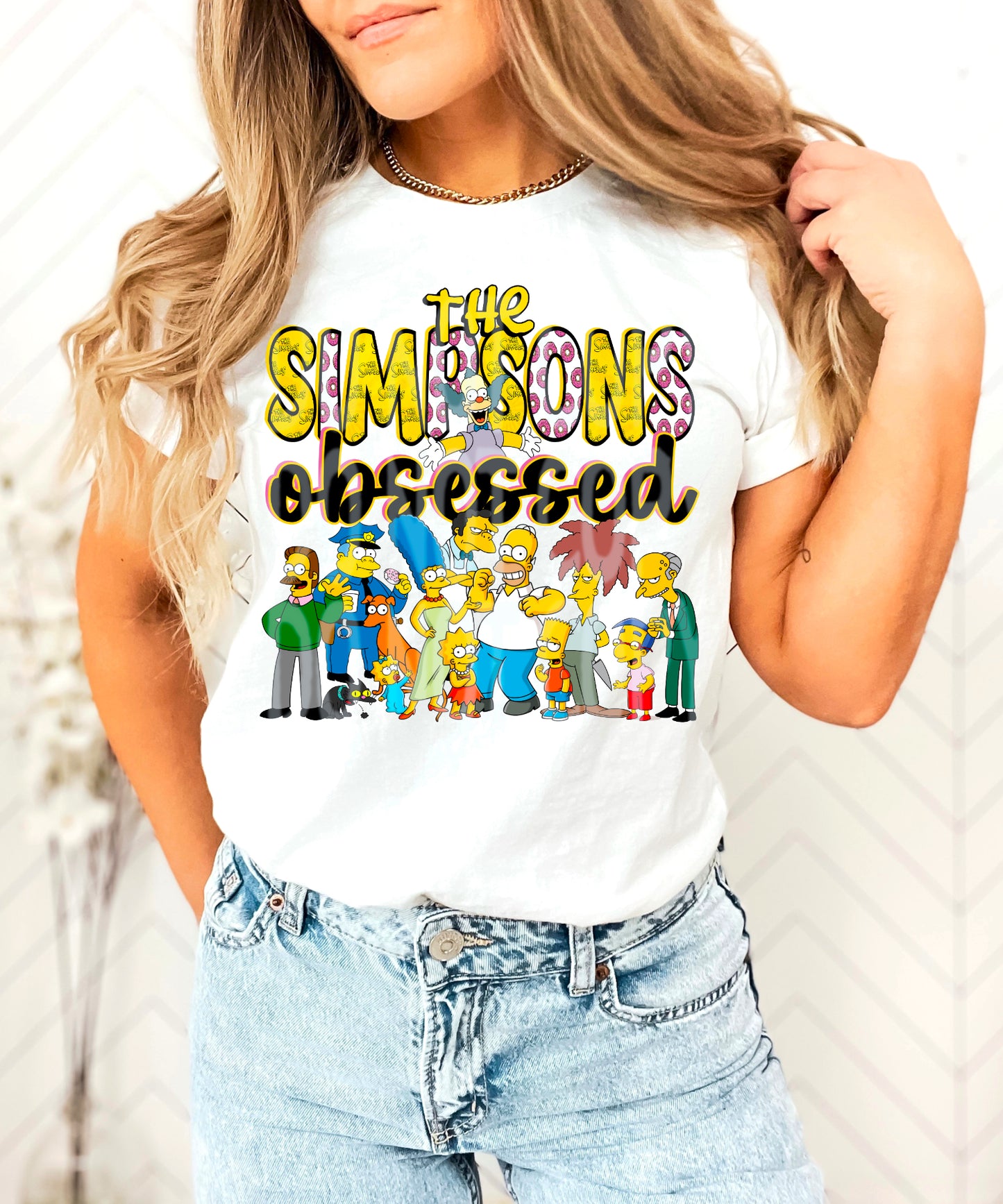 Simpsons Obsessed Tee
