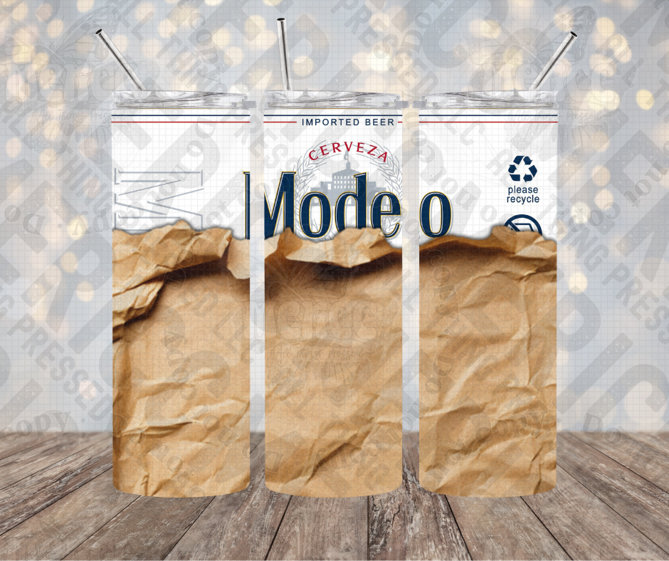 20oz | 30oz Modelo Beer in Bag Tumbler 0080