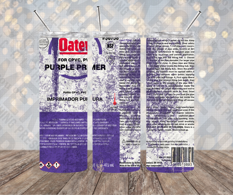 20oz | 30oz PVC Primer Tumbler 0065