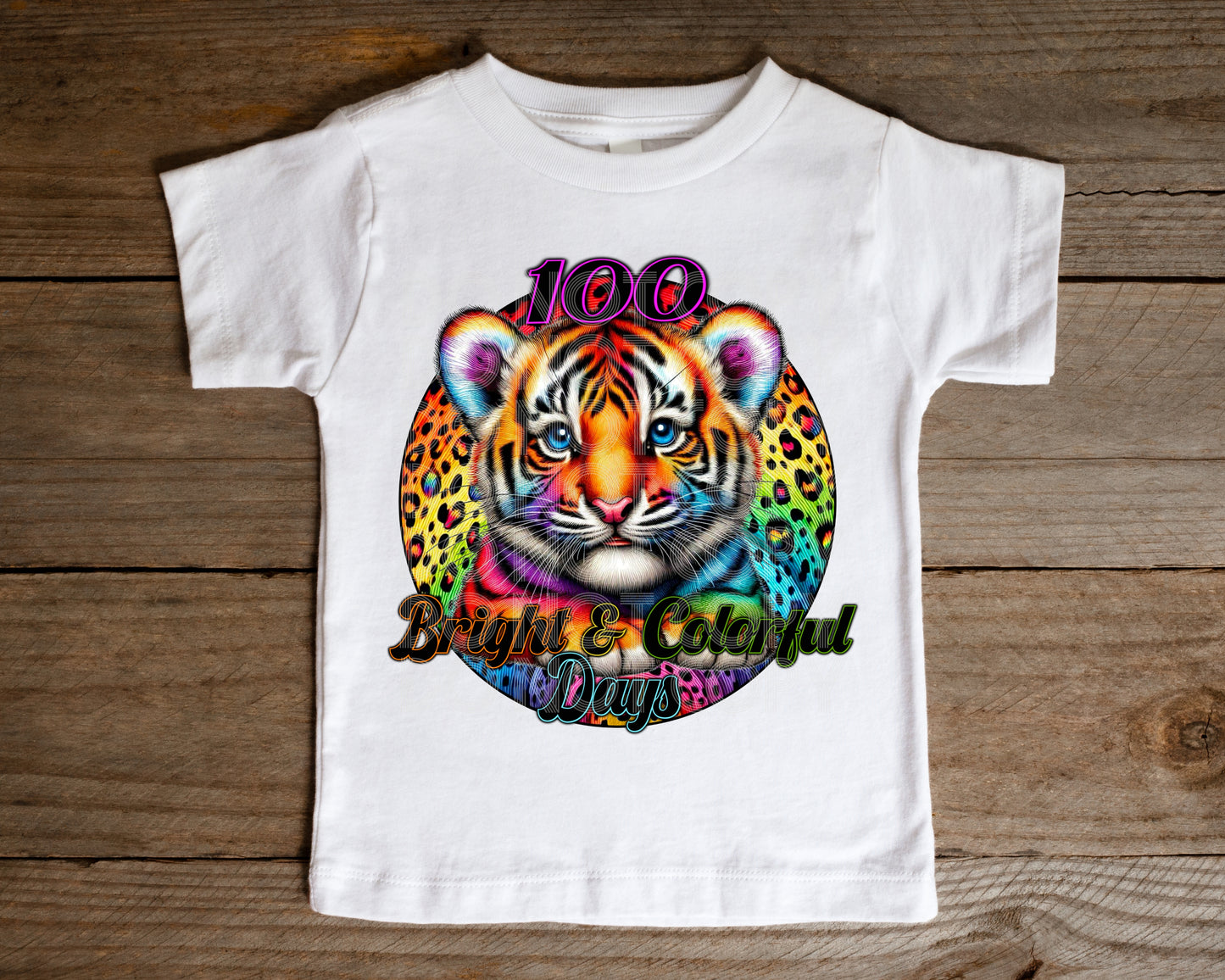 100 Bright & Colorful Days Tee