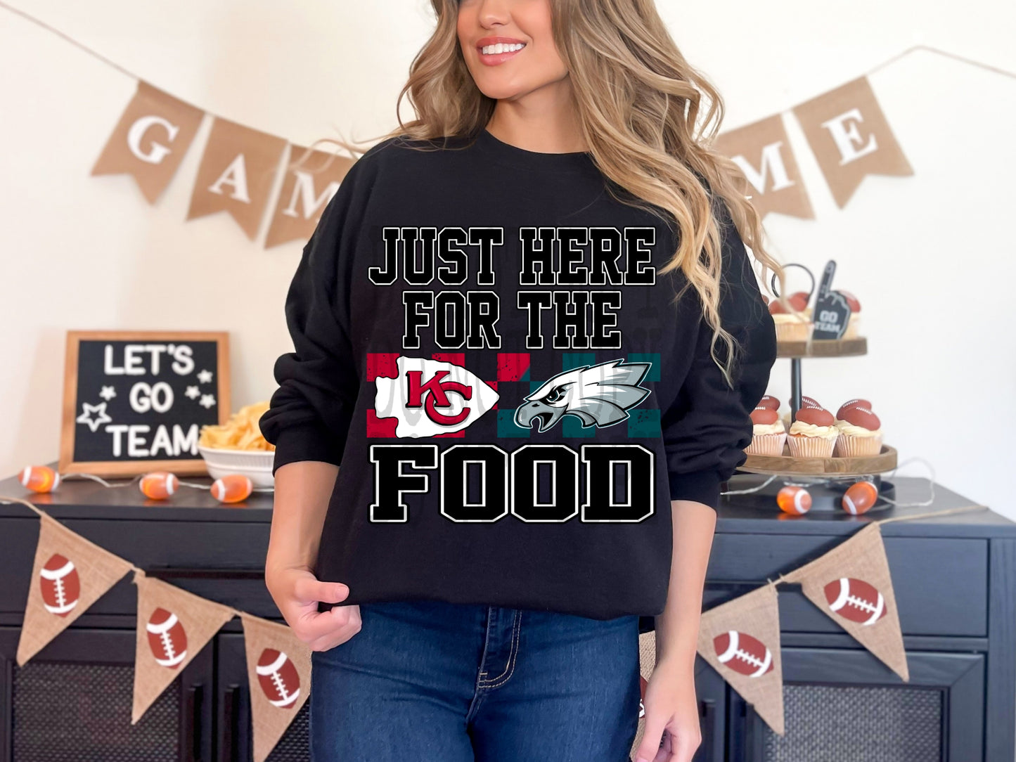 SB Just Here For The Food Tee