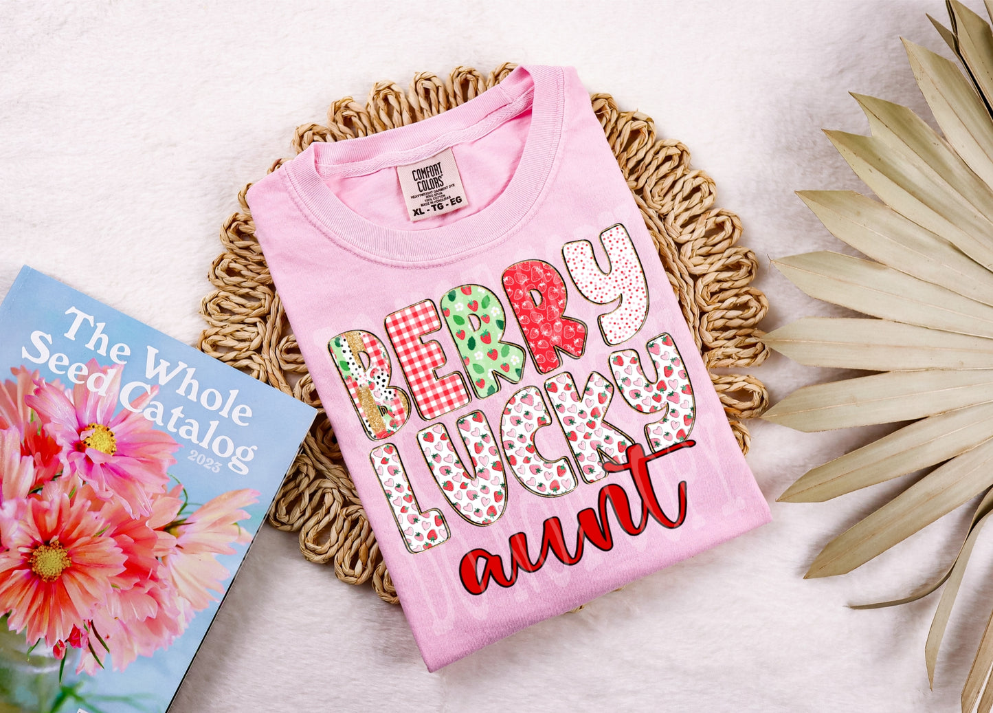 Berry Lucky Aunt Tee