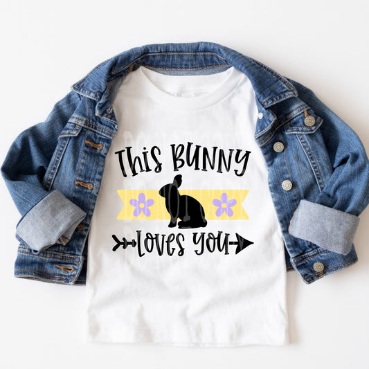 This Bunny Loves You DTF