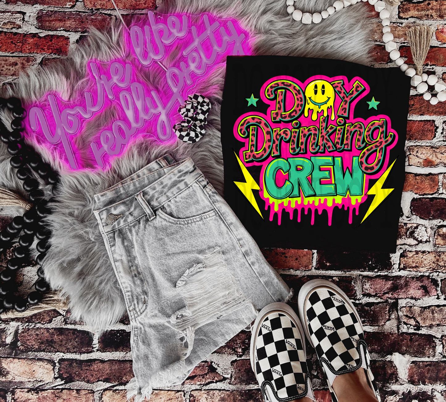 Day Drinking Crew Tee