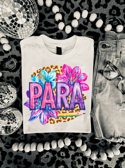 Para Floral Tee