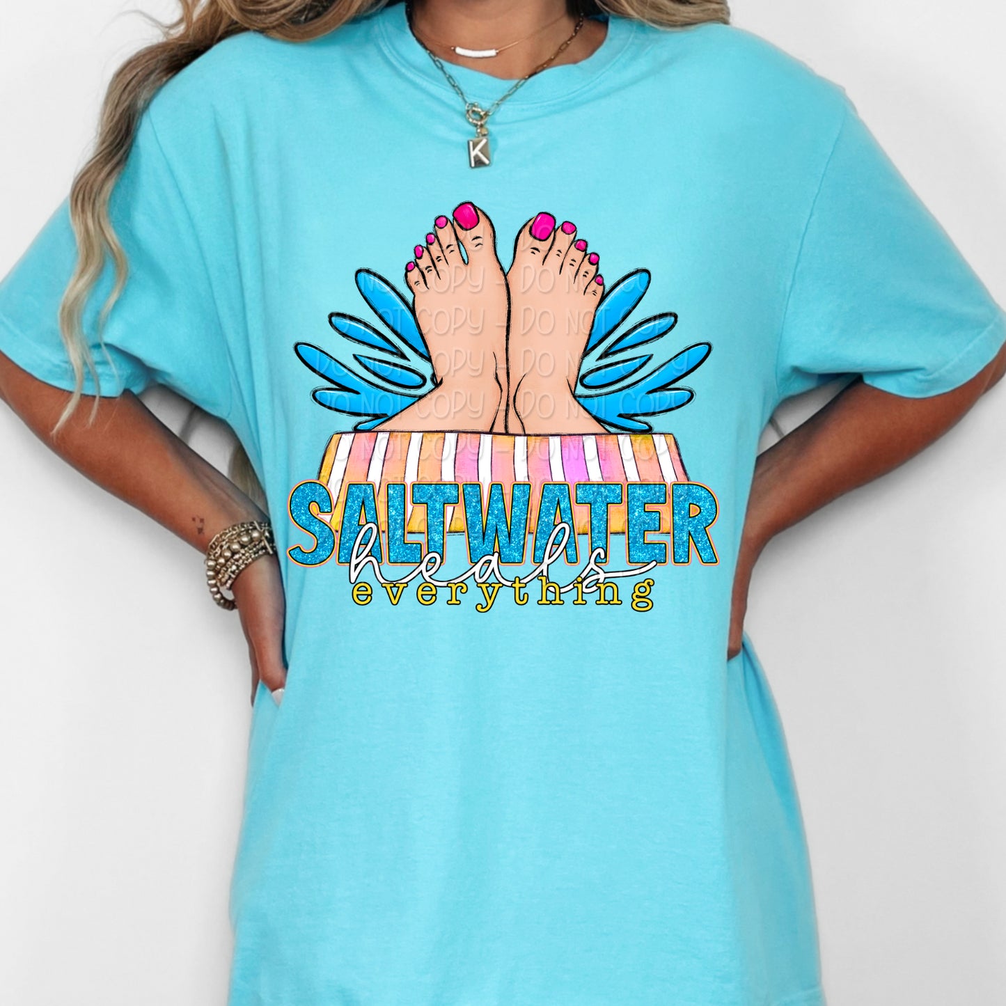 Saltwater Heals Everything Tee