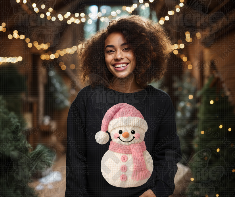 Christmas Snowman 1 DTF