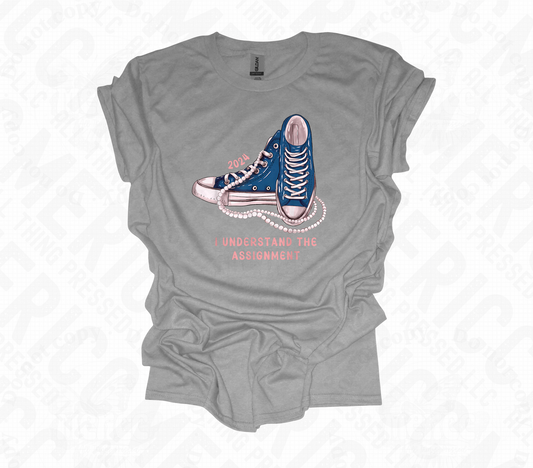 I Understand the Assignment Chucks & Pearls DTF