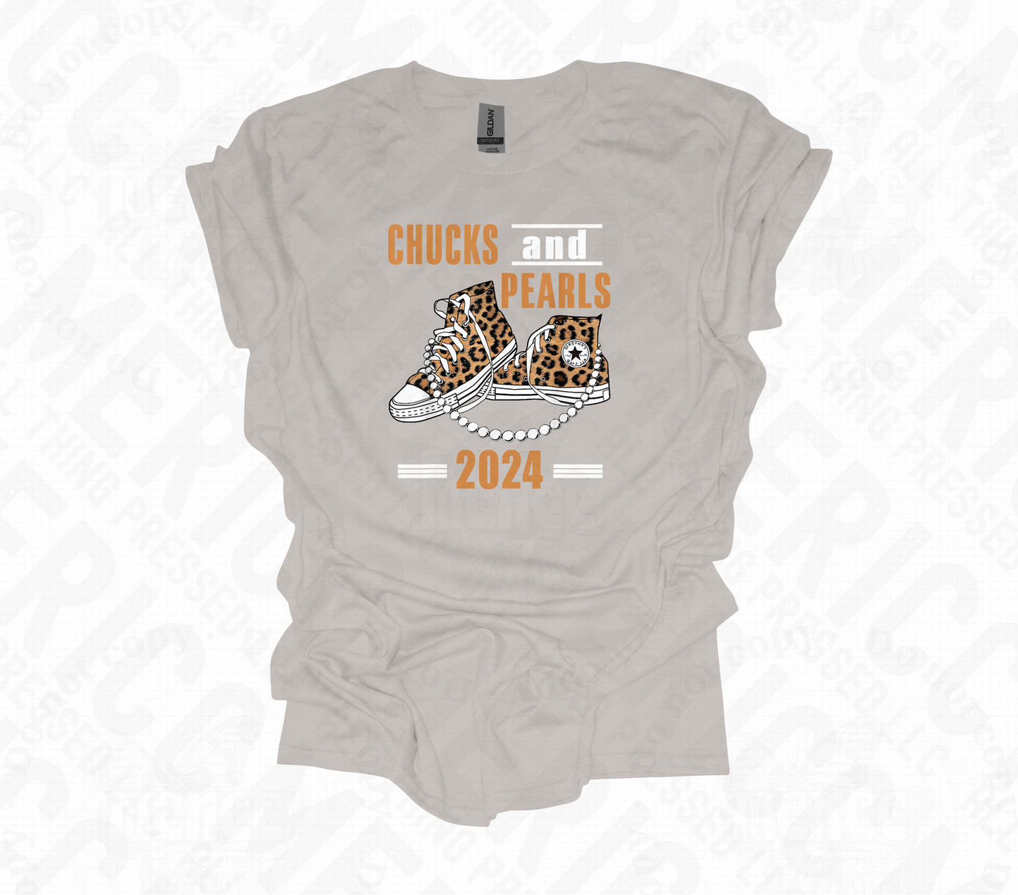 Chucks & Pearls Cheetah DTF