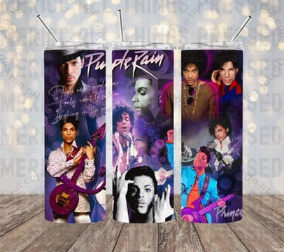 Purple Rain Prince Tumbler