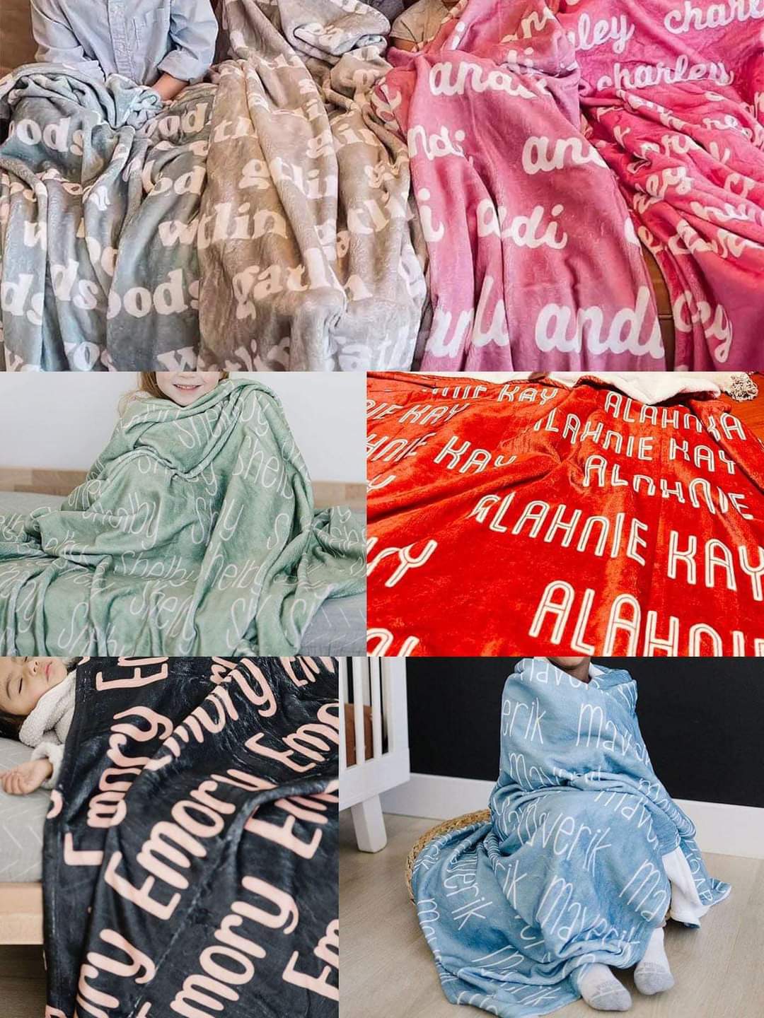 Personalized Fleece Blankets