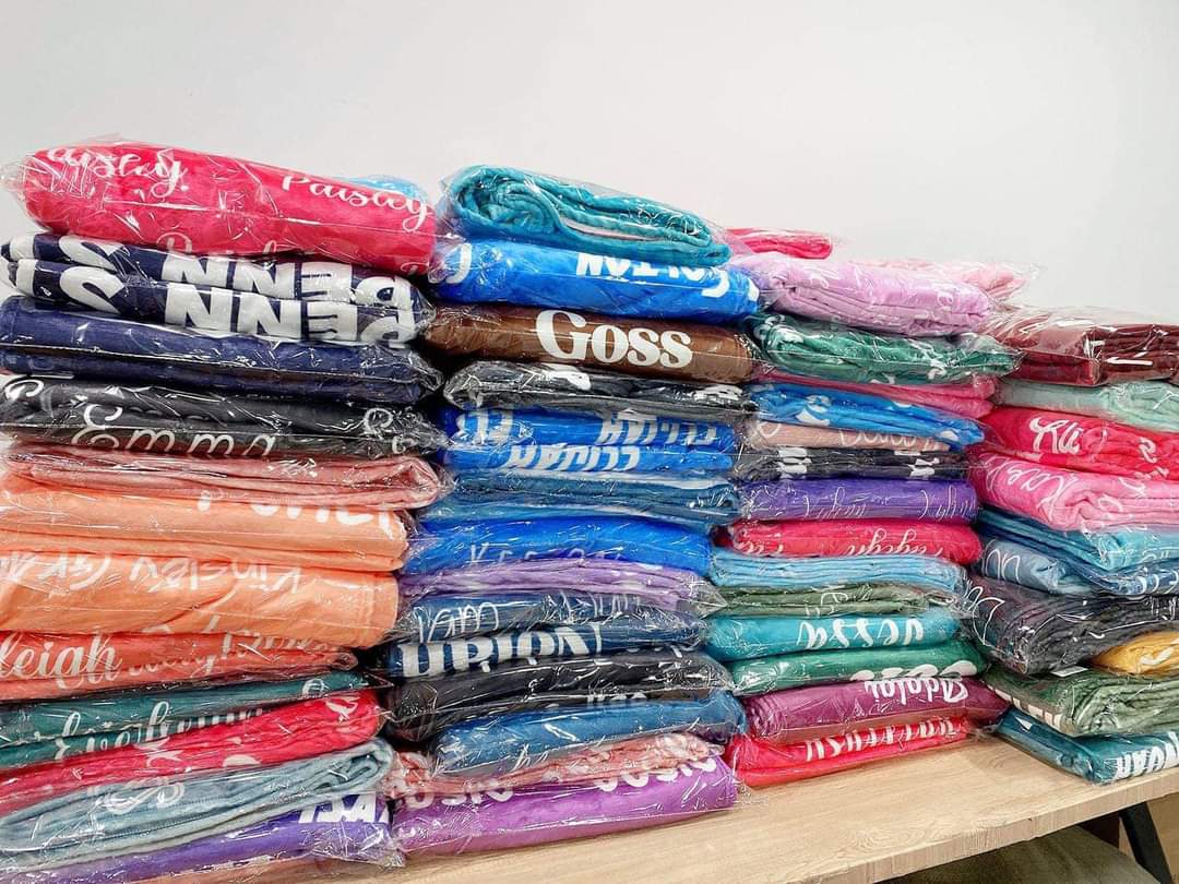 Personalized Fleece Blankets
