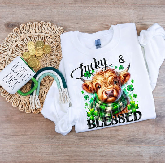 Lucky & Blessed DTF
