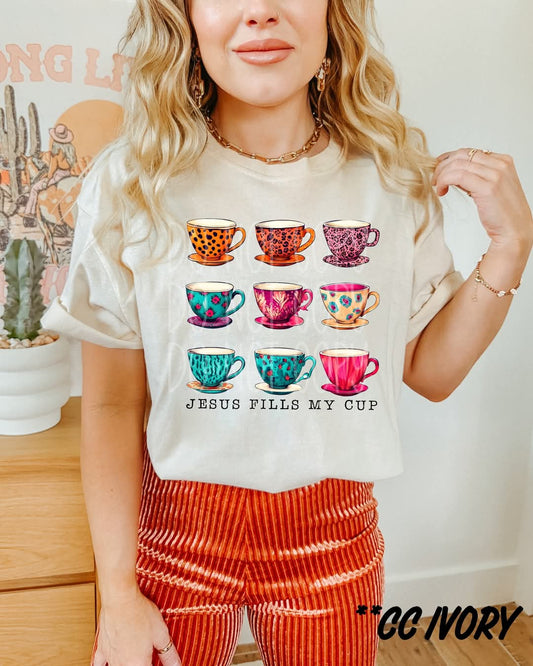 Jesus Fills My Cup DTF