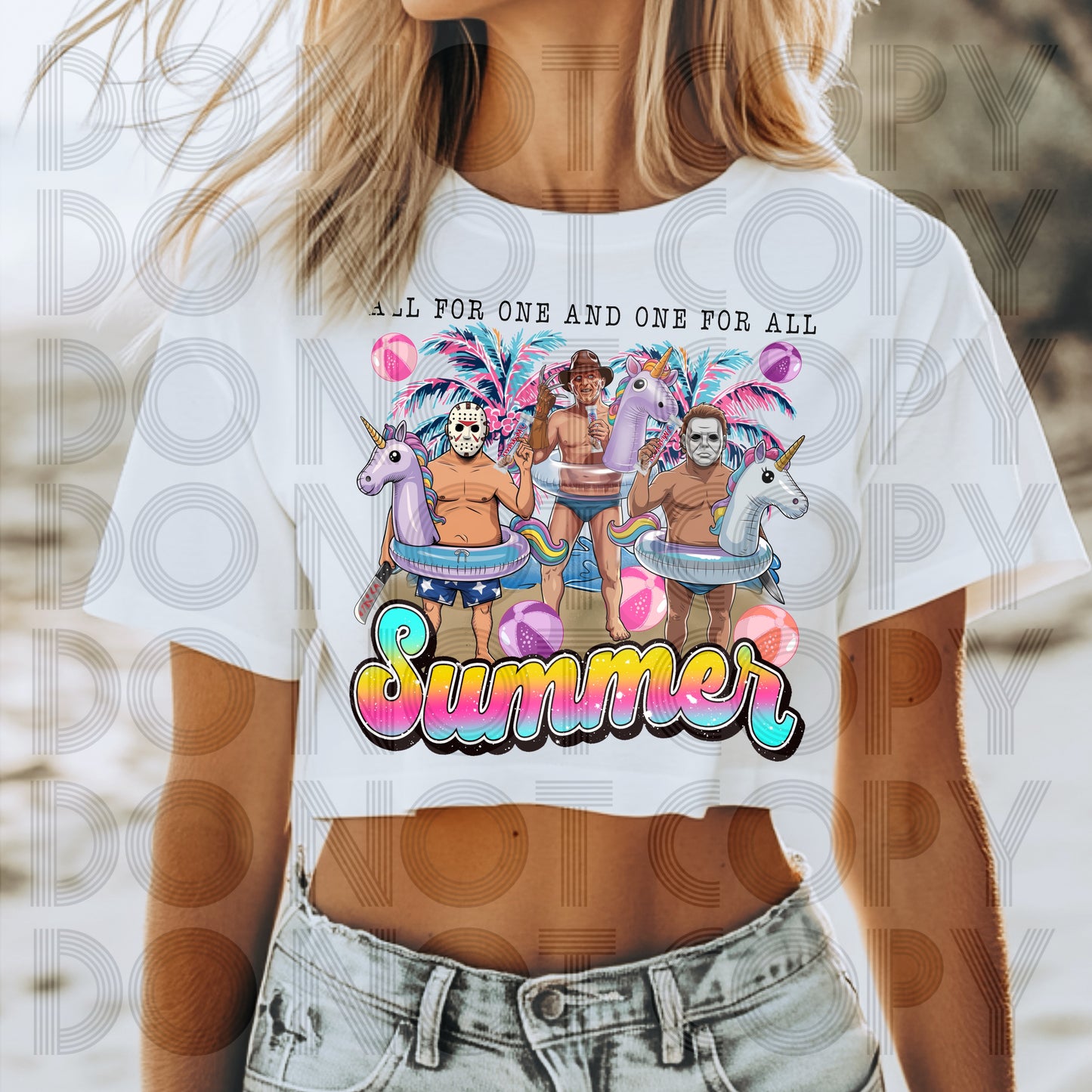 All For One And One For All Summer DTF