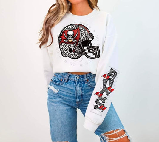 Faux Rhinestone Bucs Tee