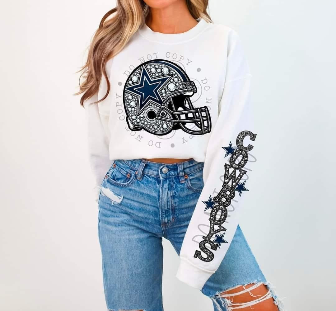 Faux Rhinestone Cowboys Tee
