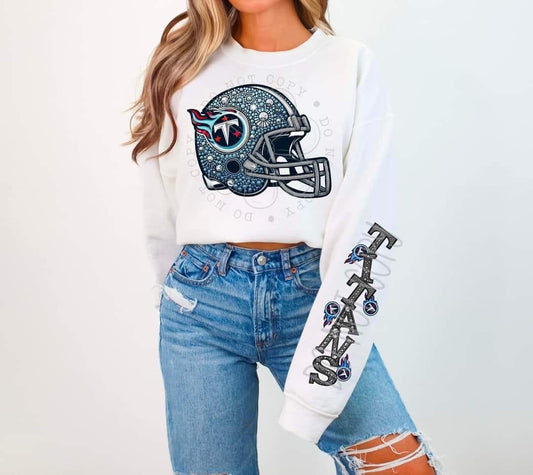 Faux Rhinestone Titans Tee