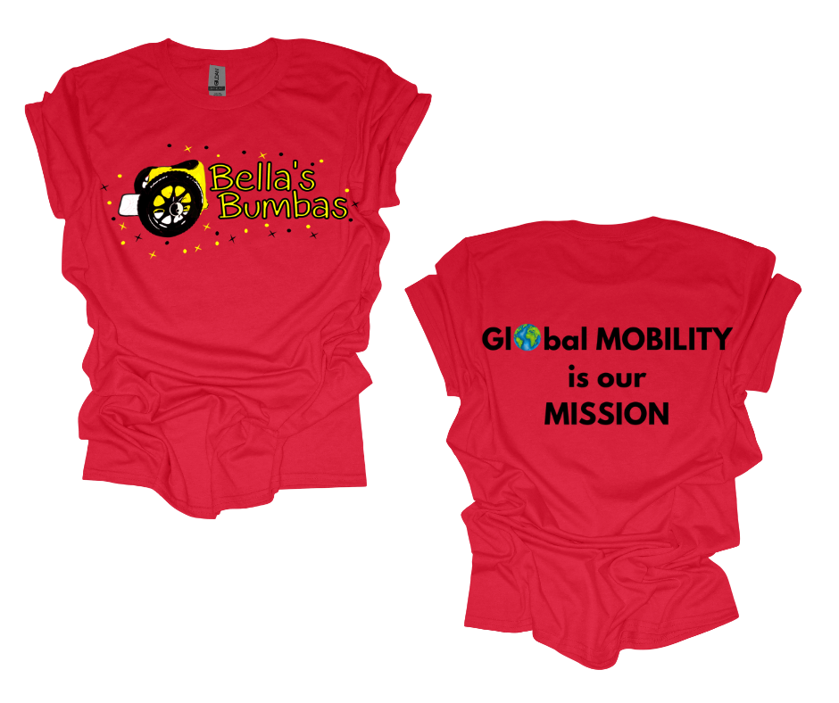 Exclusive Bellas Bumba's T-Shirts Red w/stars