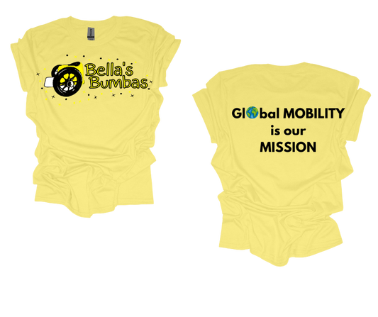 Exclusive Bellas Bumba's T-Shirts Yellow w/stars