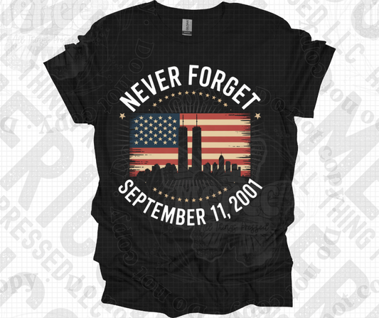 Never Forget Sept 11 DTF