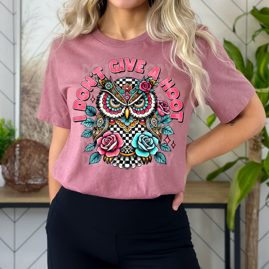 I Don't Give A Hoot DTF