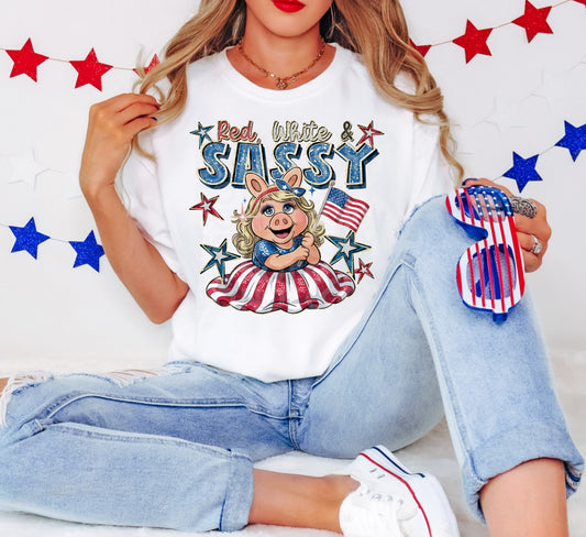 Red White & Sassy DTF