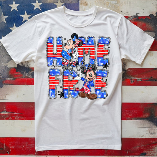 Home Of The Free Mouse DTF