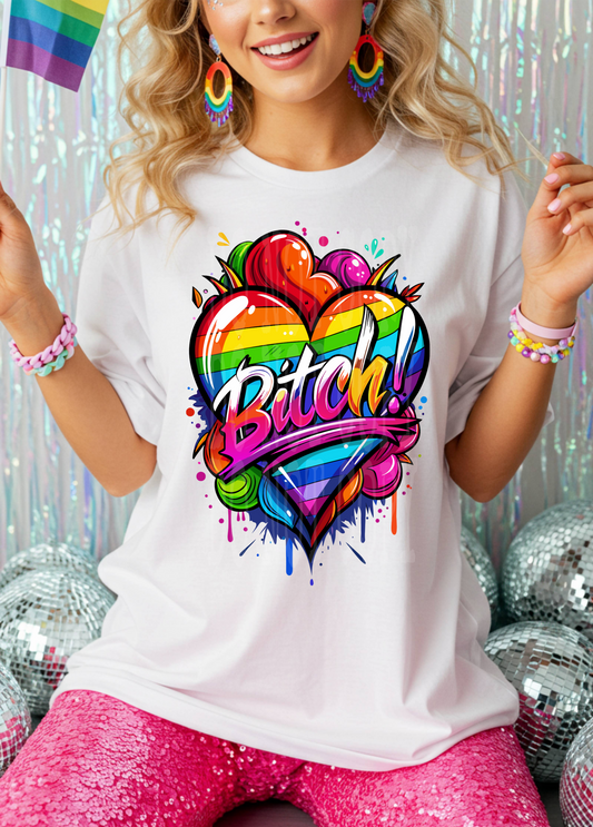 B**ch Heart DTF