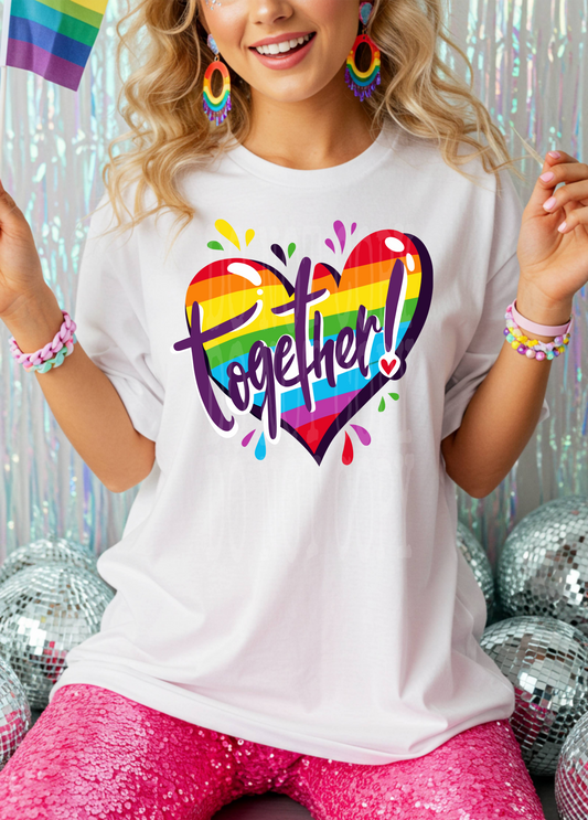 Together Heart DTF