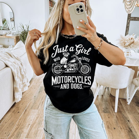 Motorcycles & Dogs DTF