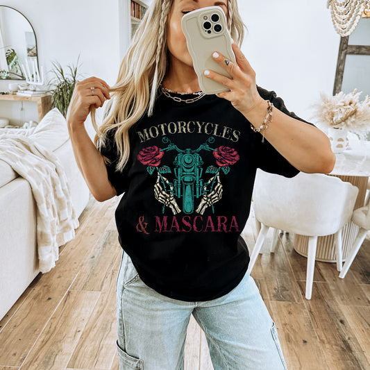 Motorcycles & Mascara DTF